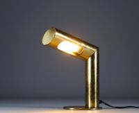 Jonas HIDLE (1912-2001) for Høvik Lys, Norway - Brass desk lamp, circa 1980.