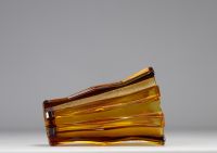 Scailmont vase, amber, Art Deco 1930-1935