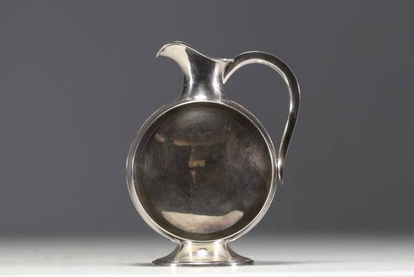 LUTZ & WEISS - Sterling silver jug, hallmarked moon and crown, 835 and Lutz & Weiss coat of arms.