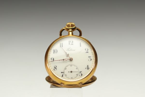 Talma - Pocket watch in 18k gold weighing 75.3 grams.