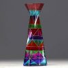 Murano - “Kaleidoscope” glass vase.