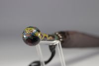 China - Parasol, cloisonné enamel handle decorated with a dragon, circa 1930.