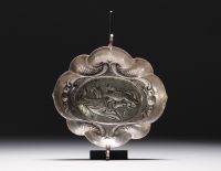 Silver wedding cup, bird of paradise design, early 18th century.