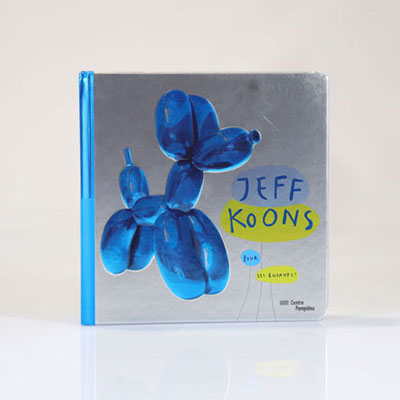 Jeff Koons - Exhibition album with an original drawing made by hand by the artist