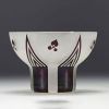 Josef HOFFMANN (1870-1956) et LOETZ - Coupe en  verre incolore, décor teinté et gravé en rouge rubis, vers 1912.