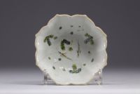 China - Qianjiang cai porcelain bowl decorated with figures.