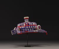 Pende beaded headdress - Rep. Dem.Congo