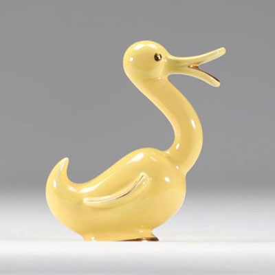 VILLEROY & BOCH Septfontaines, canard jaune en faïence