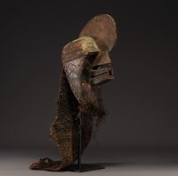 Kifwebe (Songye) dance mask Wood, natural pigments, DRC 20th century