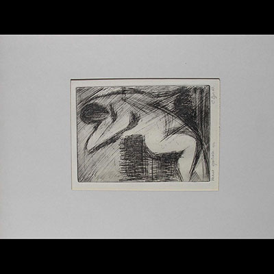 Claude LYR - Etching  