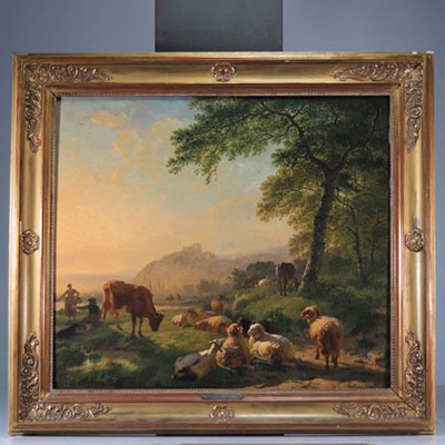 Balthazar Paul OMMEGANCK (1755-1826) Oil painting 