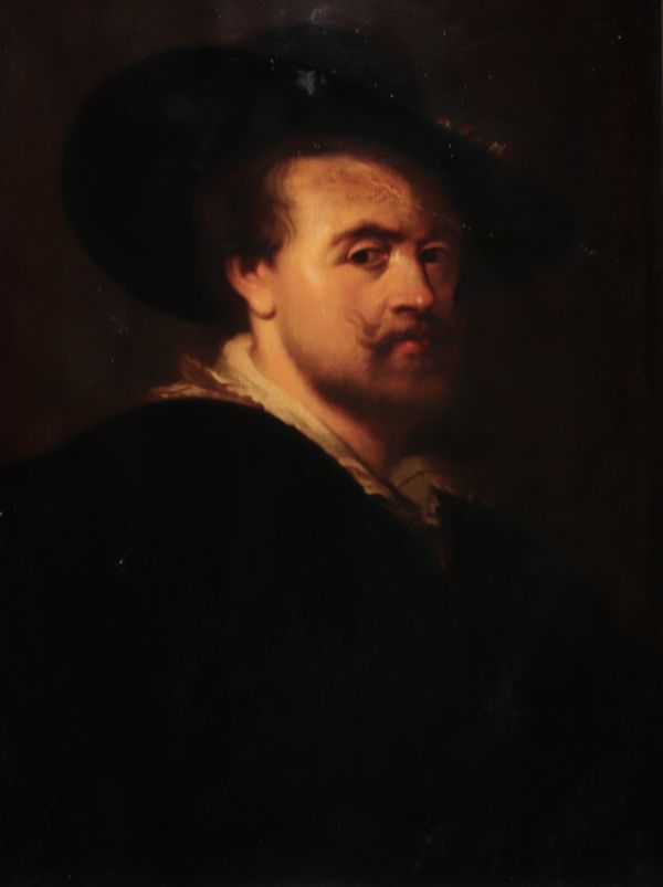 ‘Portrait of Peter Paul Rubens’ Oil on canvas, Flemish school, early 19th century.