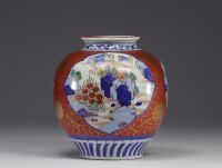 China - porcelain vase with landscape design.