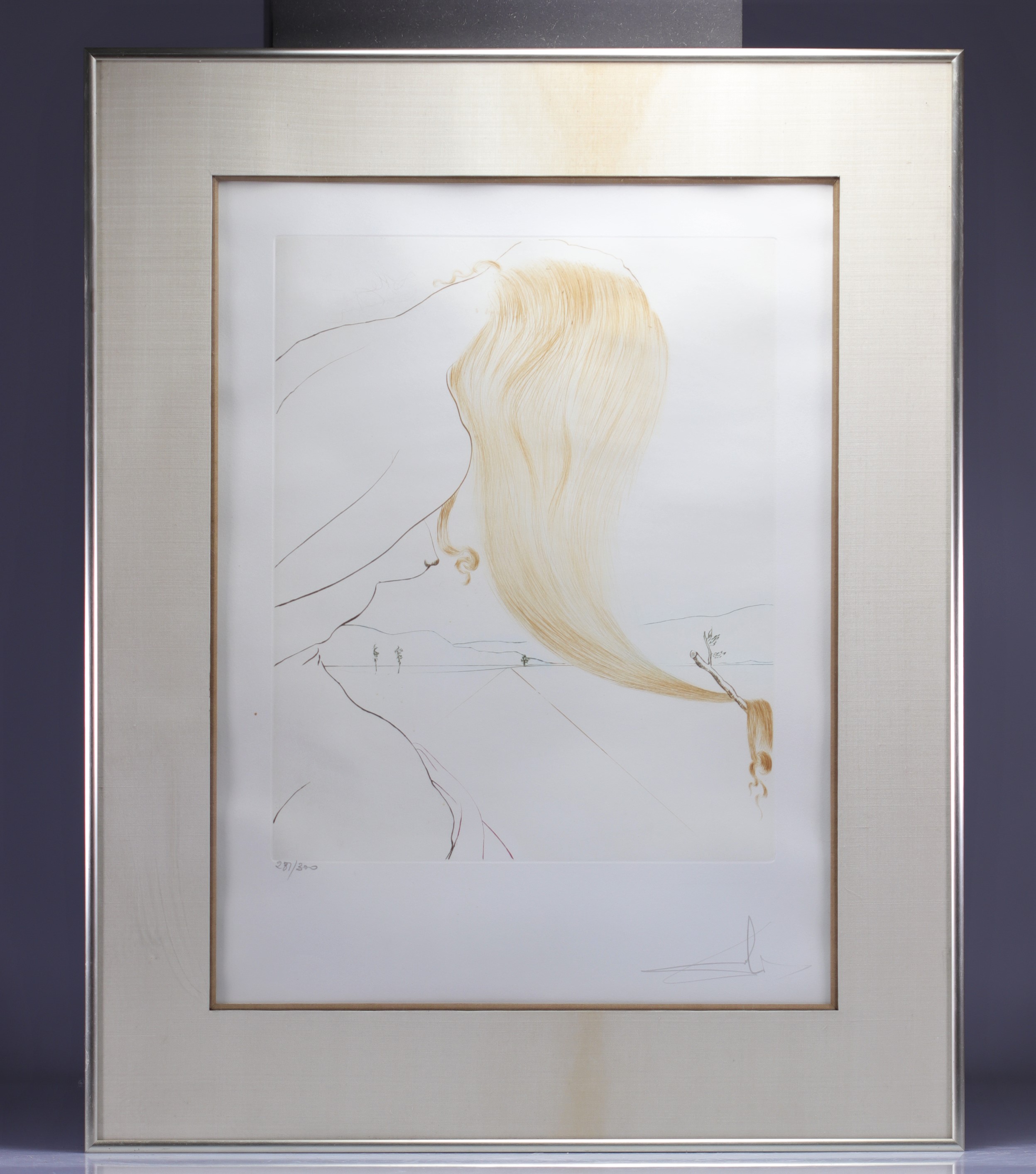 Salvador DALI The Golden Fleece. Color etching from 1974 and ...