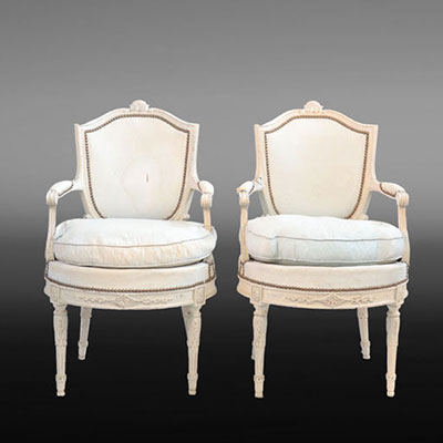 Pair of 18th century armchairs