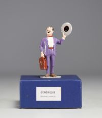 Séraphin LAMPION - Lead figurine ‘Pixi’, Hergé, Moulinsart Lead/Generic Collection, certificate of authenticity.