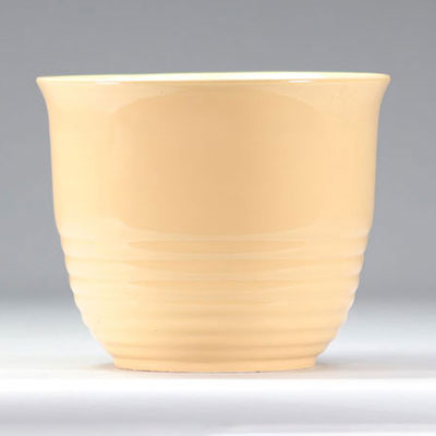 VILLEROY & BOCH Septfontaines,  vase jaune en faïence