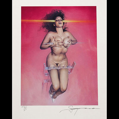 Hajime Sorayama - Untitled Digital print on paper Signed in pencil and numbered