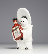 Pierrot publicitaire en porcelaine d'après Jean Adrien MERCIER pour Cointreau Liqueur à Angers.