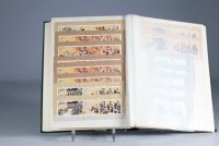 Set of various stamp albums and documents from China and around the world.