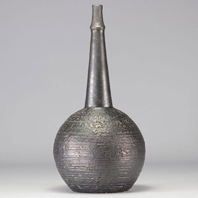 Rogier VANDEWEGHE (1923) grey vase from the Perignem workshop, 1930.