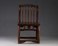 China - Small hardwood chair, 17th - 18th century.