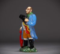 Murano - Personnage en verre polychrome.