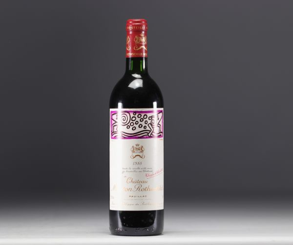 Château Mouton Rothschild, Pauillac, millésime 1988.