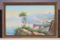 Maria GIANNI (1873-1956) ‘The Bay of Naples’ Gouache, circa 1940.