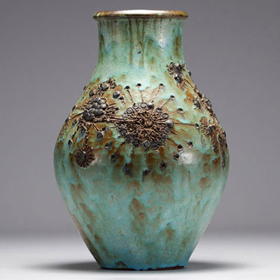 Jérôme VANDEWEGHE Atelier Perignem Aphora - Glazed ceramic vase.