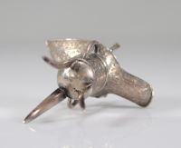 China - Wine cup, ritual object in solid silver, hallmarked.