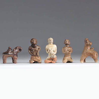 (5) Lot de terre - cuites Tukatha culture