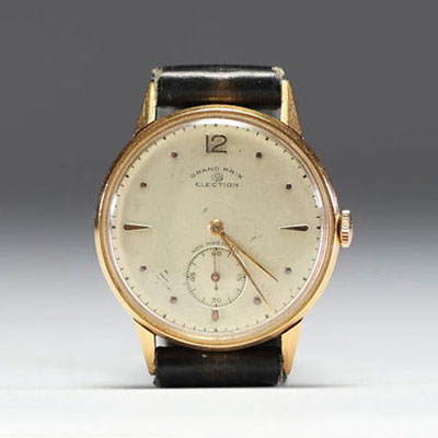 ELECTION - Gentleman's watch in 18k gold, calibre 645, circa 1950-60.
