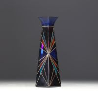 Murano - “Kaleidoscope” glass vase.