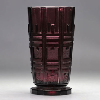 Val Saint Lambert Art Deco Vase 