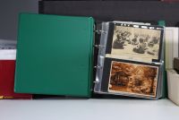 Set of various stamp albums and documents from China and around the world.