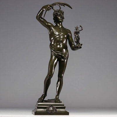 Statue en bronze 