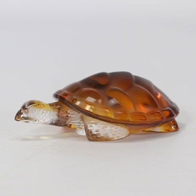 LALIQUE, Crystal turtle model 