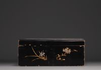 Japan - Nagasaki lacquer and marquetry Masonic chest, Edo, 19th century.