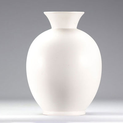 VILLEROY & BOCH Septfontaines,  vase blanc en faïence