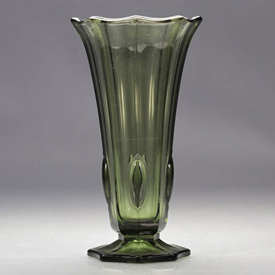 Val Saint Lambert Art Deco vase 