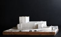 An impressive and rare Art Deco architect's model from the 1930s, similar to the work of Maurice Houyoux or Maxime Brunfaut.