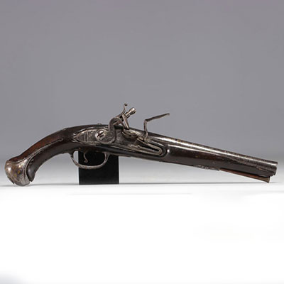 France - Flintlock pistol, 18th century.