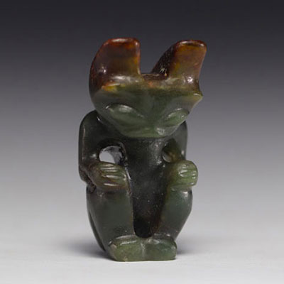 China - jade pendant, probably Hongshan culture.