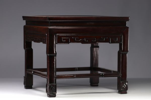 Carved wood Chinese coffee table