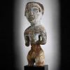 Africa DRC - Statue in carved wood, Congo.