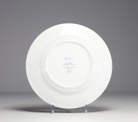 ‘Les Romantiques et leurs Egéries’ Porcelaine de Paris, Collection Saint Bris - Set of 12 plates in a box.