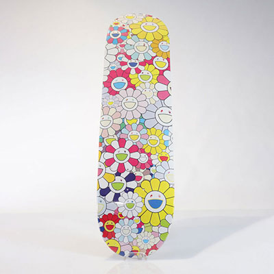 Takashi Murakami (after) - Multi Flower, 2019 Screenprint on skateboard decks Limited edition sold exclusively at Complexcon 2019