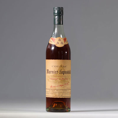 Marnier-Lapostolle Cordon Rouge Cognac bottle from the 1950s