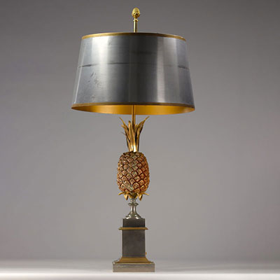 Maison Charles lampe ananas en bronze